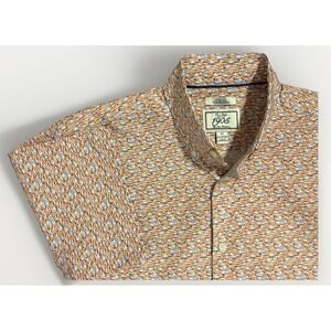 Men's Jos A Banks 1905 The New Tradition Medium Fish Print Short Sleeve Shirt